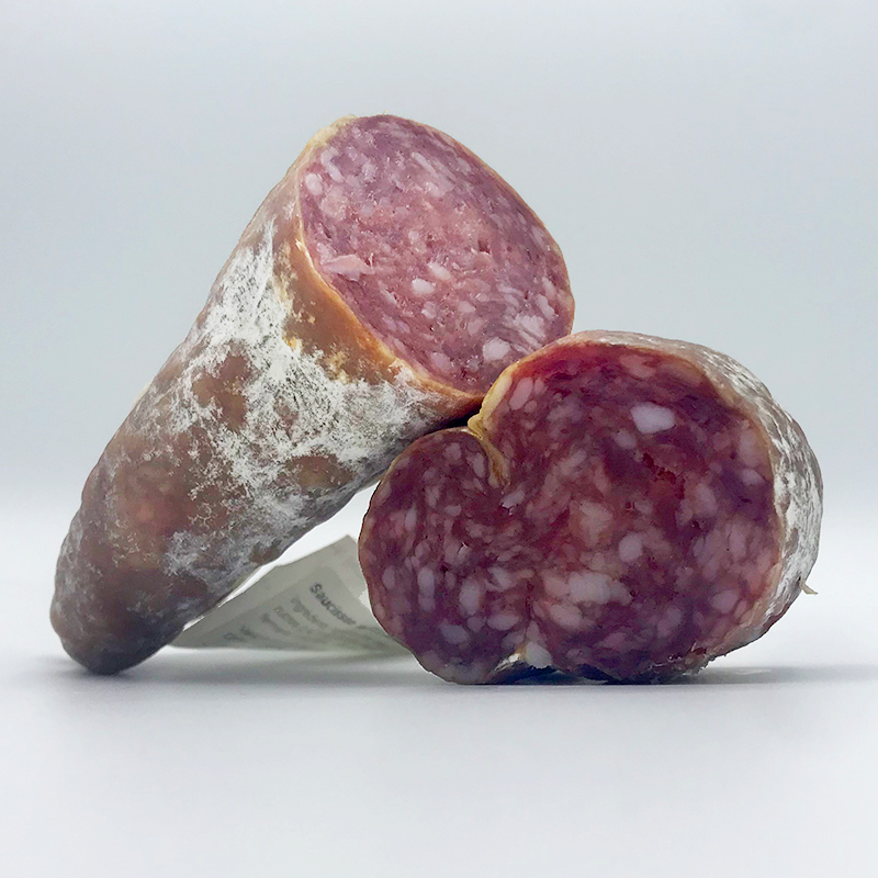 Franse Salami Droge worst met Roquefort van Teyssier Frankrijk