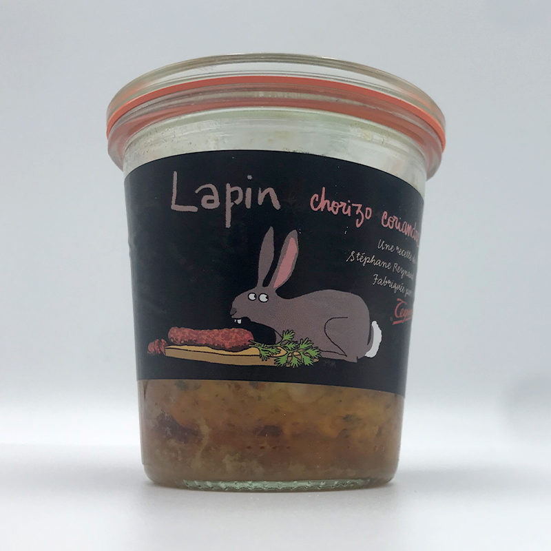 Teyssier Terrine Pate Lapin Chorizo Konijn en Chorizo Online kopen