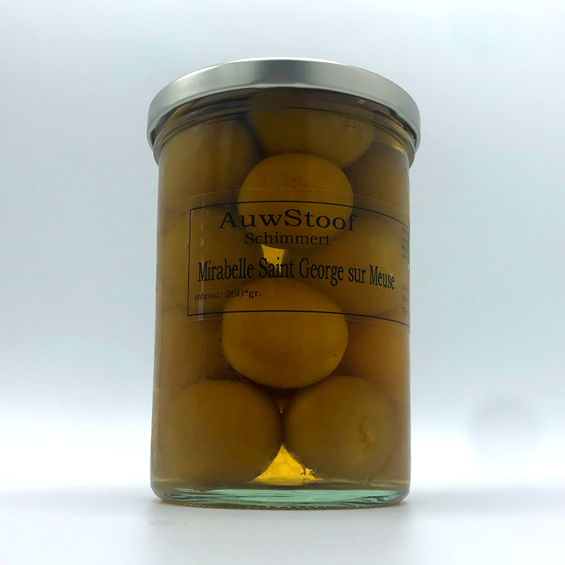 Condimenten tafelganituren tafelzuur Auwstoof Mirabelle saint George sur Meuse