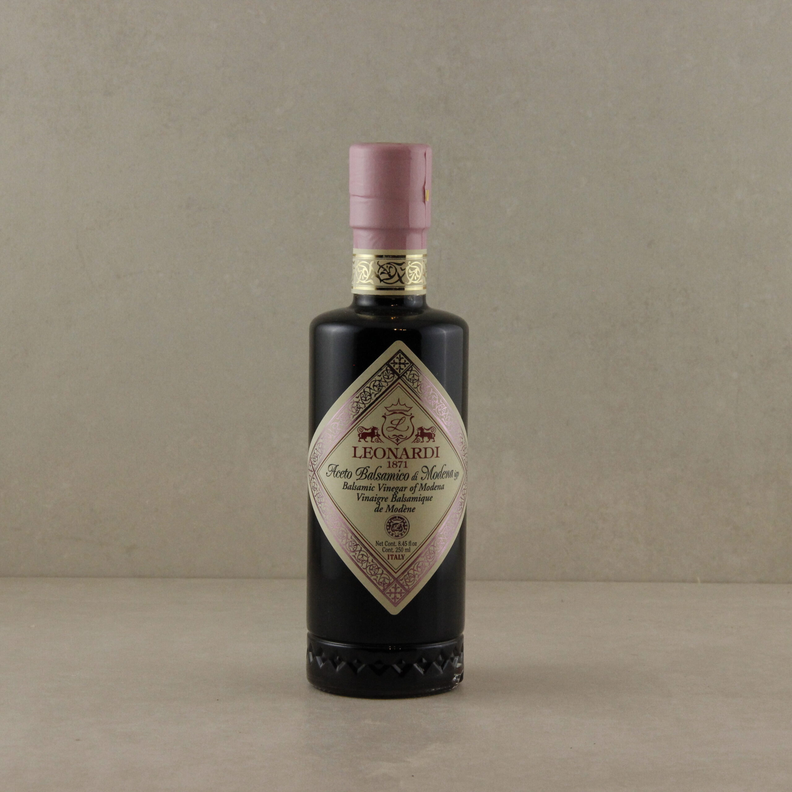Leonardi Aceto Balsamico di modena pink fles